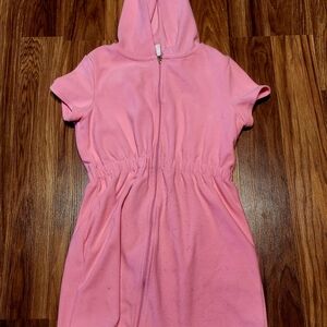Lilly Pulitzer Coral Hooded Zip-Up
